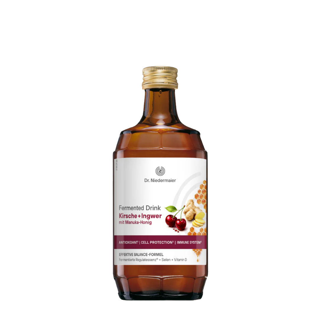Fermented Drink Kirsche + Ingwer mit Manuka-Honig