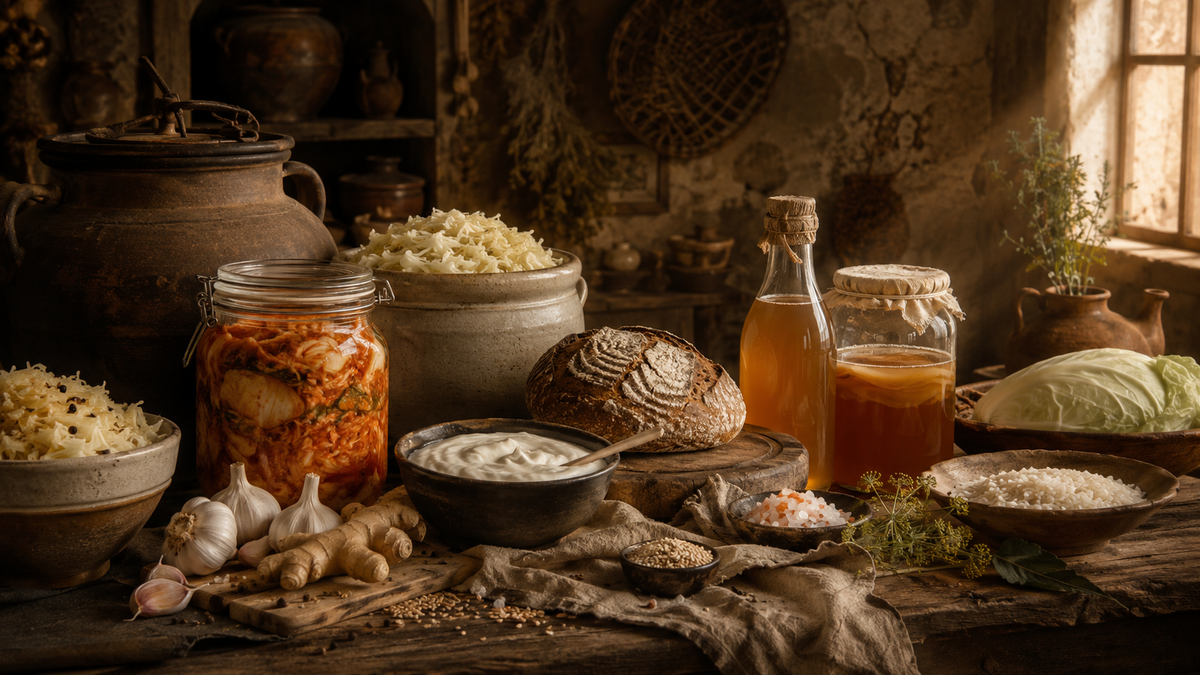 Die Geschichte der Fermentation: Wie Menschen Lebensmittel seit Jahrtausenden haltbar machen