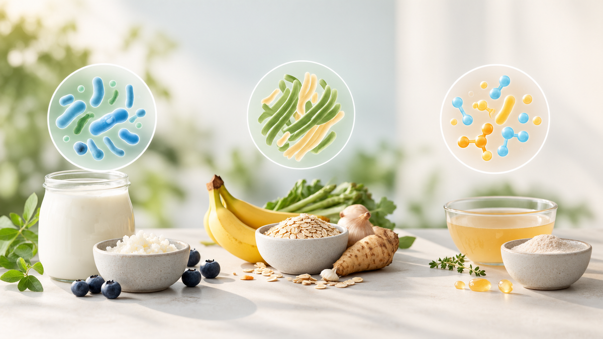 Probiotika, Präbiotika und Postbiotika: Was ist der Unterschied?