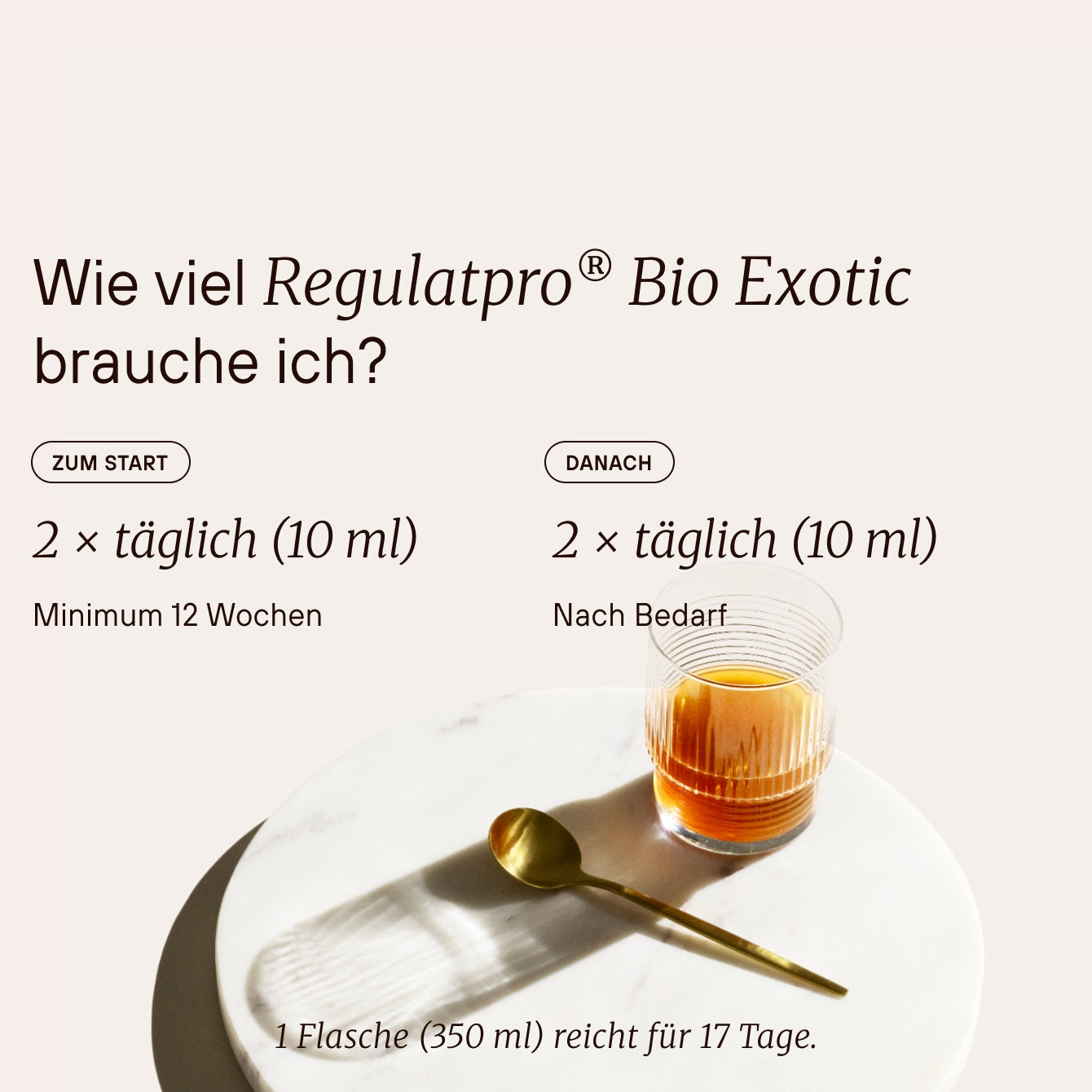 Regulatpro® Bio mit Exotic-Geschmack 350 ml