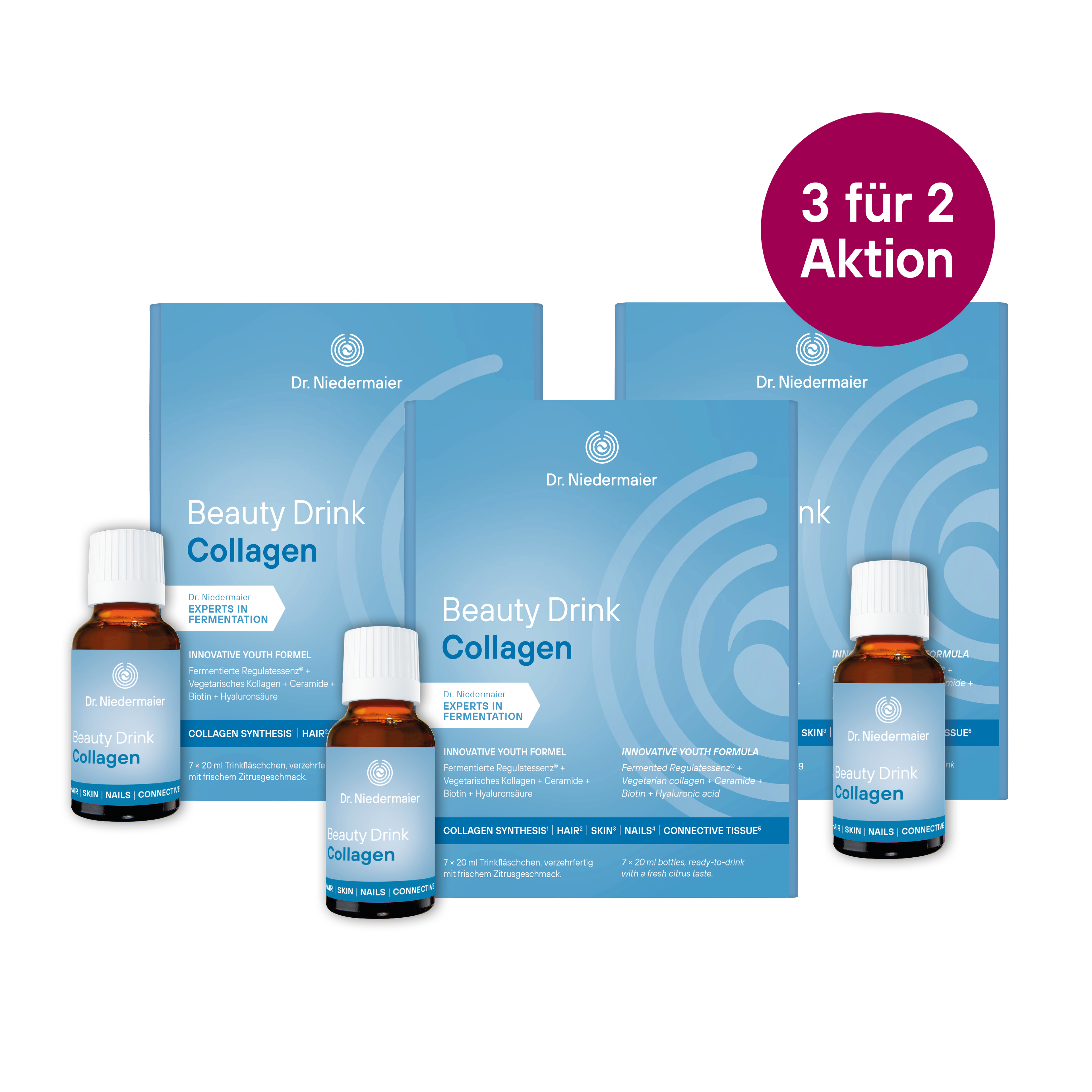 3für2 Aktion – Dr. Niedermaier Beauty Drink Collagen