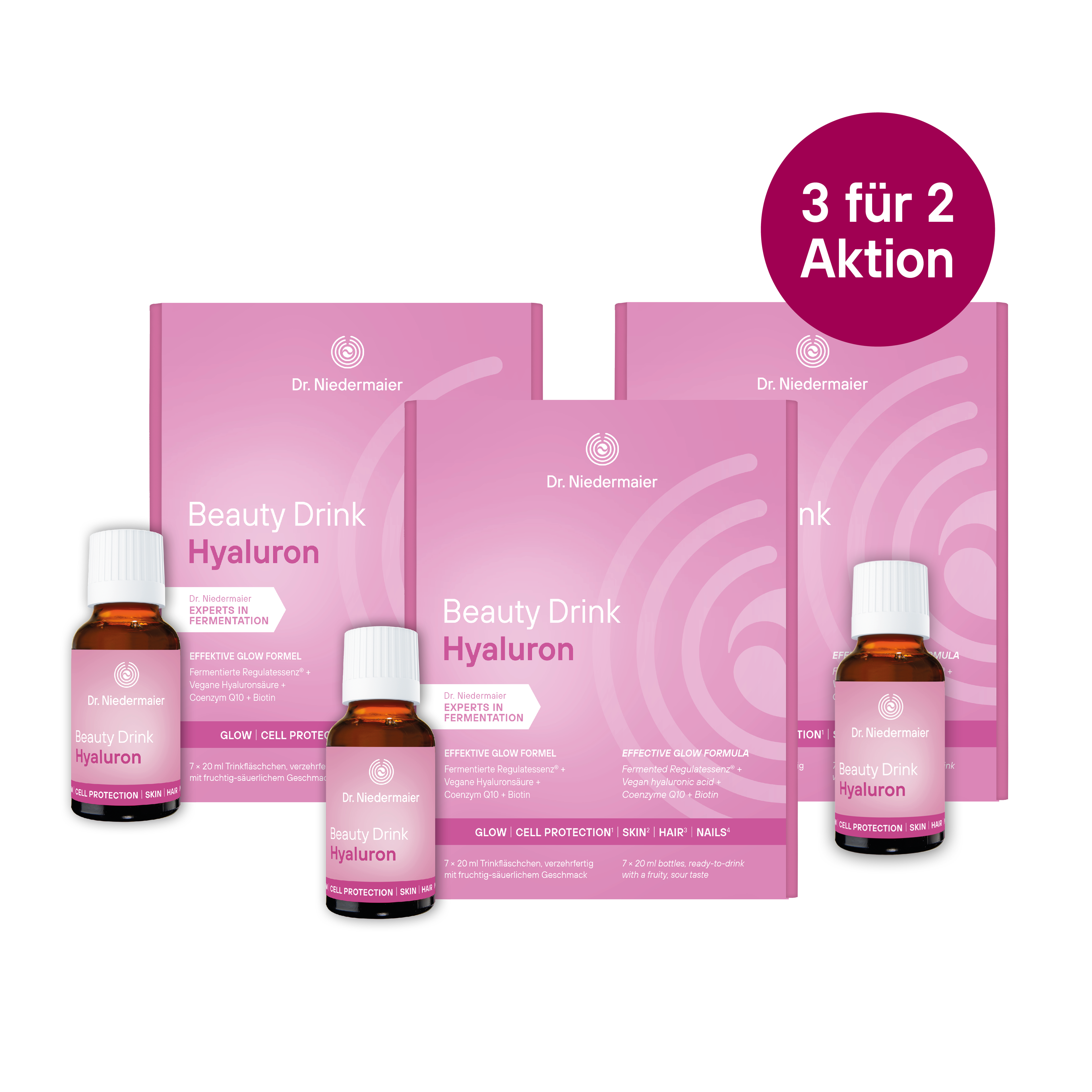 3für2 Aktion – Dr. Niedermaier Beauty Drink Hyaluron